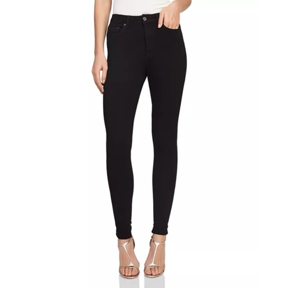Reiss Denim - REISS Skye High Rise Skinny Jeans in Black size 28